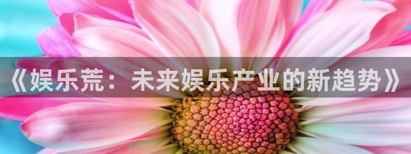 壹号大舞台：《娱乐荒：未来娱乐产业的新趋势》